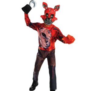Five Nights at Freddy's NIGHTMARE FOXY COSTUME Kids Boys LARGE 12-14